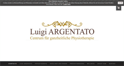 Desktop Screenshot of physiotherapie-argentato.de